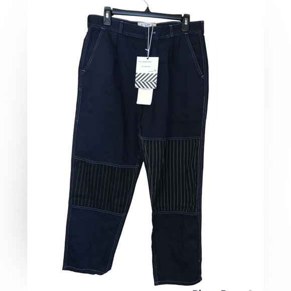 NWT Sandrine Rose X Free People Size 29 French worker pants high rise loose fit - Picture 1 of 10